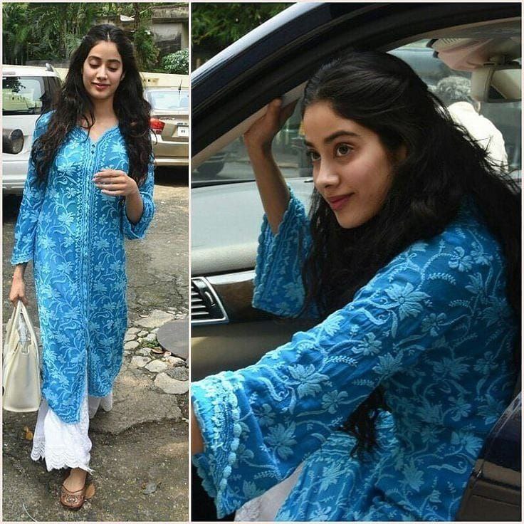 Blue Salwar Suit In Ryon Cotton With Chikankari Embroidery Work