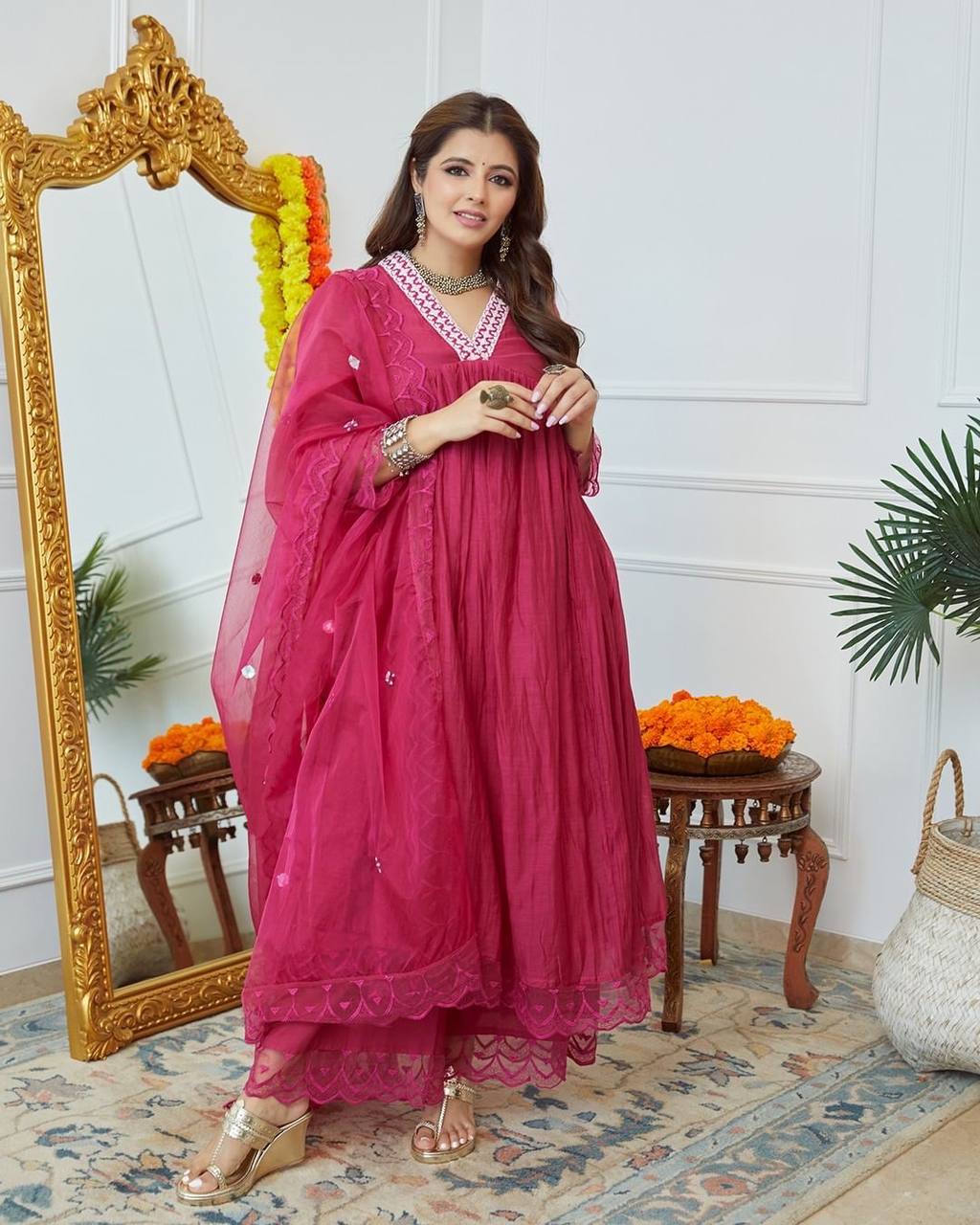 Blush Pink Lucknowi Embroidered Designer Anarkali Suit - Indian Heavy  Anarkali Lehenga Gowns Sharara Sarees Pakistani Dresses in  USA/UK/Canada/UAE - IndiaBoulevard